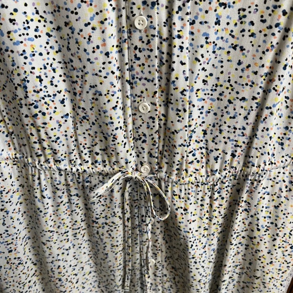 Women's Fit and Flare Half-Sleeve Waisted Midi A-Line Dress with Pockets Size M - Picture 8 of 10